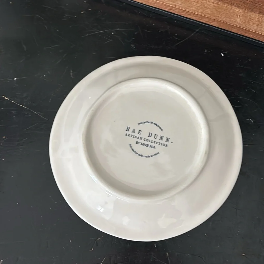 Rae Dunn Taste Ceramic Appetizer Plate